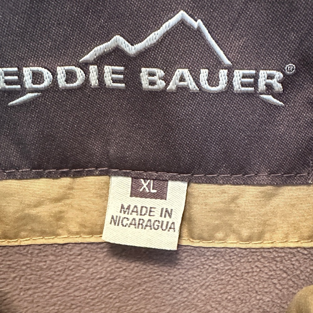 Eddie Bauer Men's Tan Thermal Insulation (Thermore) Jacket Size XL - Picture 2 of 10